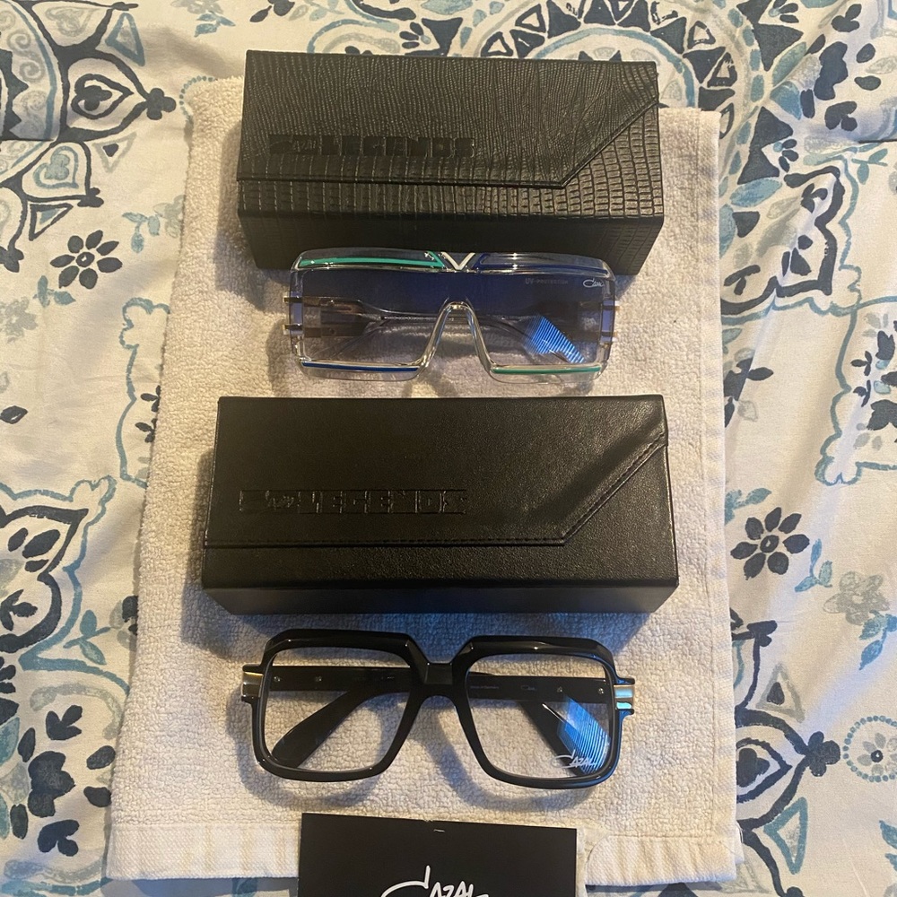 Cazal sunglasses and another pair glasses regular